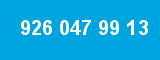 926 047 99 13